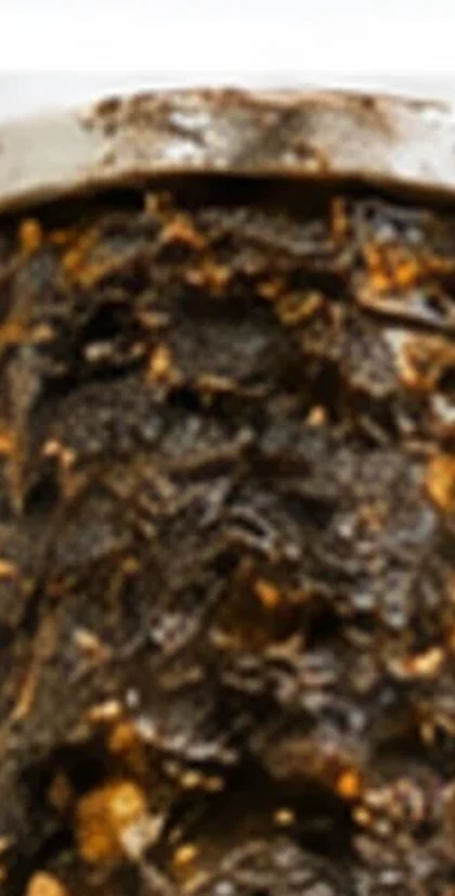 Stark verschmutzter Wasserfilter