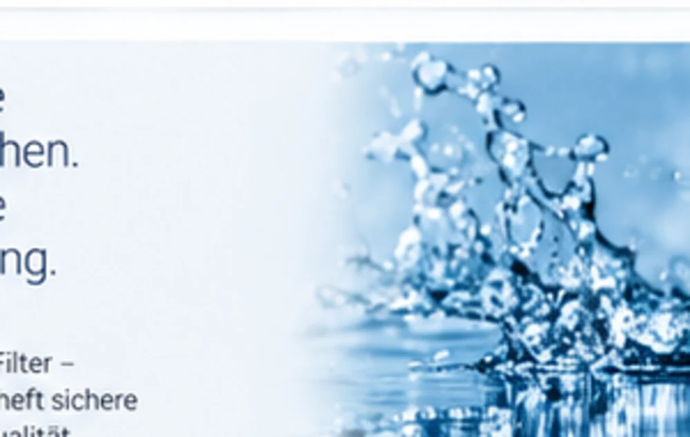 Fließendes sauberes Wasser